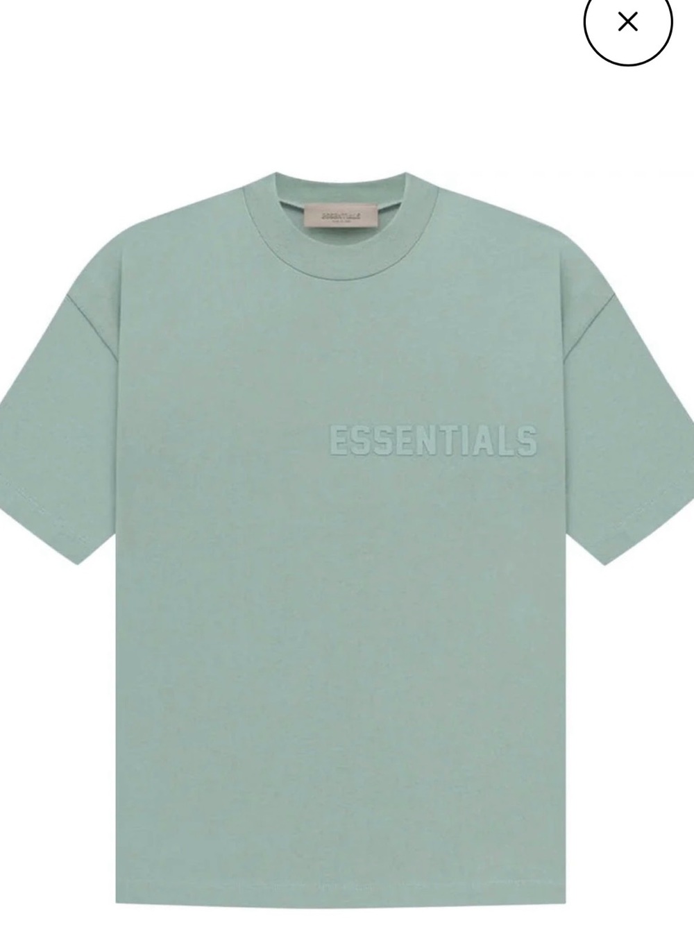 Essentials fear of god sycamore  Green Logo Tee